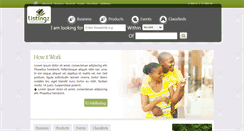 Desktop Screenshot of listingz.com
